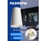 Потолочный светильник FERON ml185 barrel bell mr16, 35w, 230v, gu10, белый, 48416 4