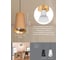 Потолочный светильник FERON ml1858 barrel bell levitation на подвесе, 1,7 м, mr16, 35w, 230v, золото черный , 48423 3