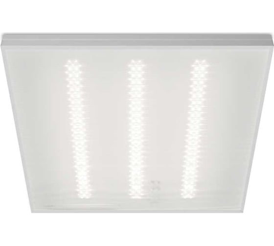 Светодиодный светильник Wolta PRO LED 27Вт, 5000К холодный свет, IP40, панель, офисный микропризма ДВО01-27-002-5К