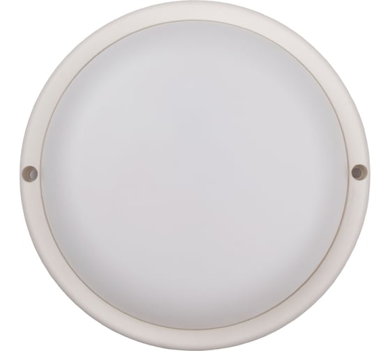 Пылевлагозащищенный светильник Jazzway  светодиодный "Банник" PBH-PC7-RA 12Вт 4000К IP65 ЖКХ ДБП white 5045941