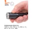 Фонарь ЯРКИЙ ЛУЧ YLP G18 GRYPHON трипл Nichia 519A HI-CRI 1650лм, 5реж, 5реж, IPX8, встр.ЗУ, акк. 2600mAh 4606400001546 7