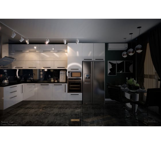 Светодиодный трековый светильник на шинопровод FERON AL104 50W, 4500 Lm, 4000К, 35 градусов, черный 29690