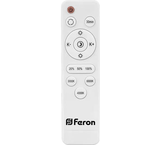 Светодиодный управляемый светильник FERON AL5200 36W, Max. 2900Lum, 3000К-6500K 29635
