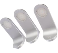 Светодиодный светильник FERON AL8102 2W 120Lm 4000K 151х64х70 мм, комплект 3 светильника + драйвер 29745