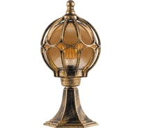 Садово-парковый светильник FERON PL3804 круглый на постамент 60W 230V E27, черное золото 11365