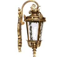 Садово-парковый светильник FERON FERON PL4002 60W 230V E27 230х275х520мм черное золото на стену вниз ОТК 11357