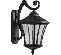 Садово-парковый светильник FERON FERON PL4032 60W 230V E27 230х305х460мм черный на стену вниз ОТК 11413