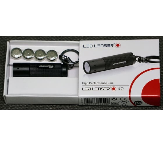 Светодиодный фонарь 25 лм, 4-AG13, Led Lenser K2 8202