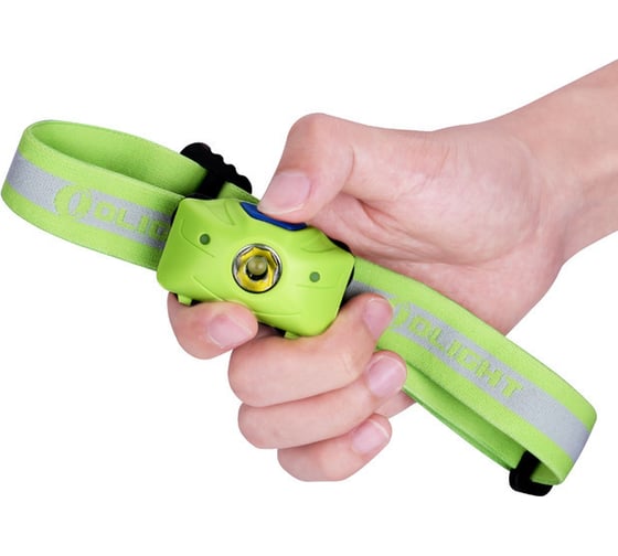 Светодиодный налобный фонарь зеленый Active +2xAA Olight H05 MV-907095