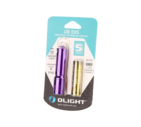 Светодиодный фонарь фиолетовый Olight i3E eos MV-908139