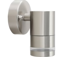 Уличный светильник Apeyron настенный, 1хmax 15вт gu10, ip54, хром, металл / 11-110