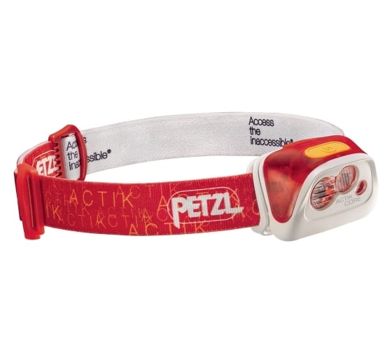 Светодиодный налобный фонарь Petzl Actik CORE красный, 350 лм, аккумулятор E99ABB