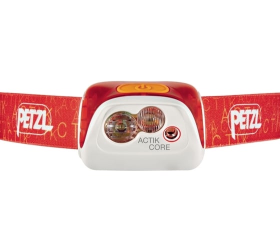 Светодиодный налобный фонарь Petzl Actik CORE красный, 350 лм, аккумулятор E99ABB