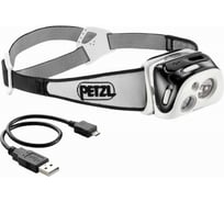Светодиодный налобный фонарь Petzl Reactik черный, 200 лм, аккумулятор E92 HNE
