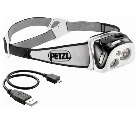 Светодиодный налобный фонарь Petzl Reactik черный, 200 лм, аккумулятор E92 HNE 1