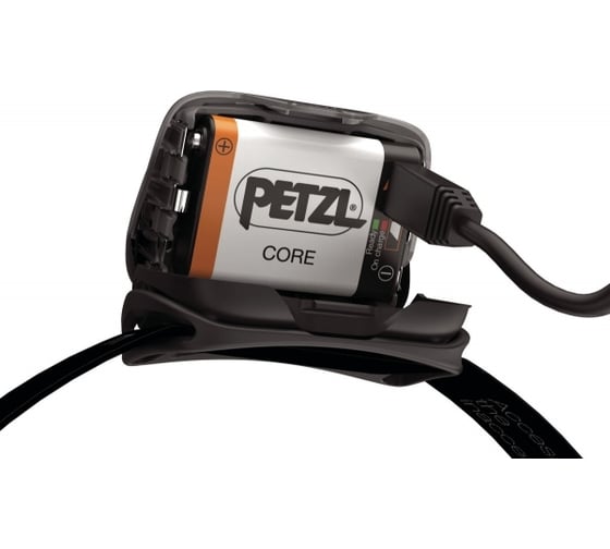 Светодиодный налобный фонарь Petzl Tactikka Core черный, 350 лм, аккумулятор E99ADA