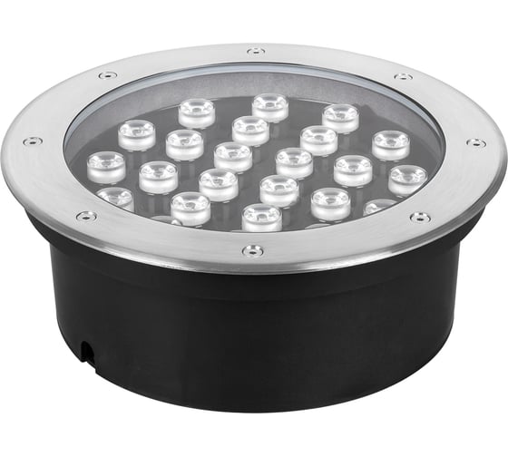 Тротуарный светильник FERON SP2708, 24LED теплый белый, 24W, 250хH90mm, IP67 32136 1