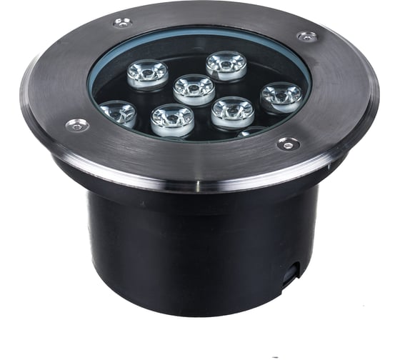 Тротуарный светильник FERON SP4113, 9LED теплый белый, 9W, 160хH90mm, IP67 32018