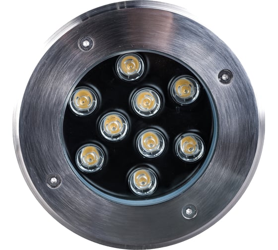 Тротуарный светильник FERON SP4113, 9LED теплый белый, 9W, 160хH90mm, IP67 32018