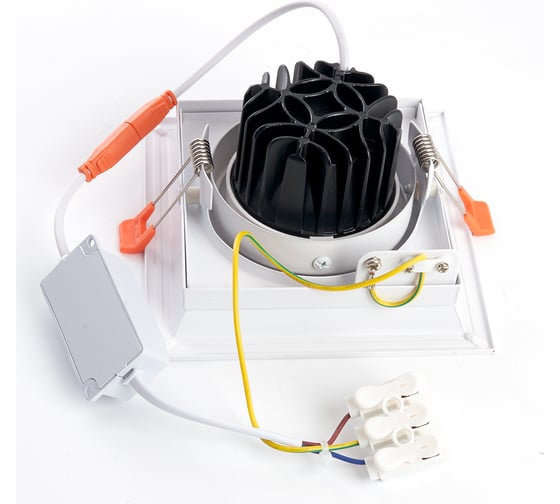 Карданный светодиодный светильник FERON 1x12W 1080 Lm, 4000К, 35 градусов, белый, AL201 29773
