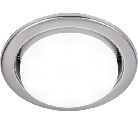 Встраиваемый светильник TDM ELECTRIC св 01-08 gx53 220 В 50 гц, сатин никель, 10 шт/уп, народный SQ0359-0108