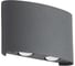Уличный настенный светодиодный светильник Crystal lux CLT 023W2 DG 1