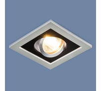 Встраиваемый светильник Elektrostandard 1031 1 MR16 SL BK серебро черный a036409
