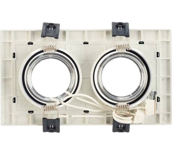 Встраиваемый светильник Elektrostandard 1031 2 MR16 SL BK серебро черный a036411