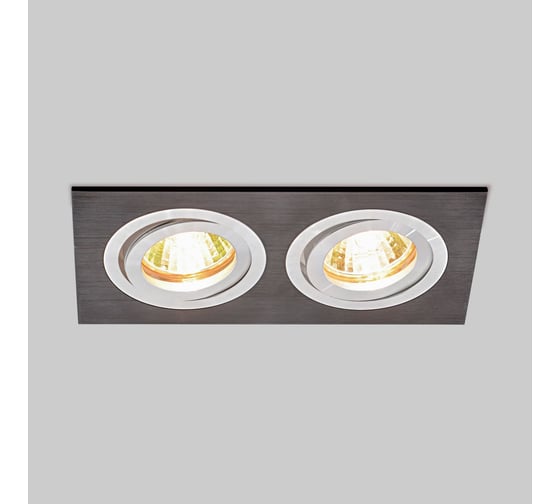 Встраиваемый светильник Elektrostandard 1051/2 BK черный a035242 1