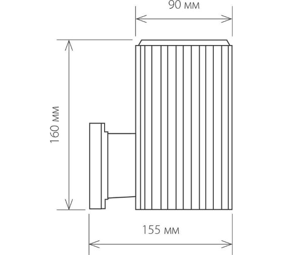 Садово-парковый светильник Elektrostandard 1404 TECHNO черный a033491