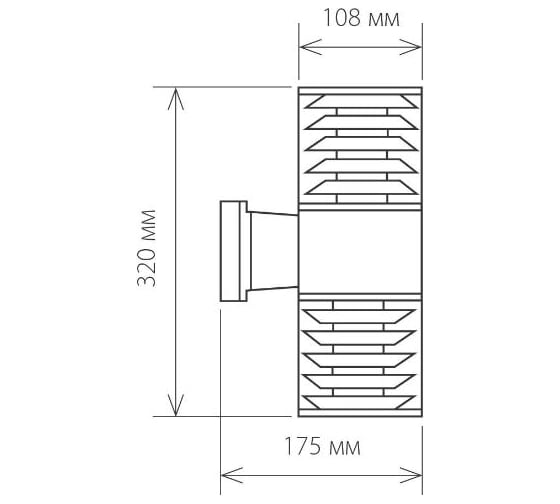 Садово-парковый светильник Elektrostandard 1407 TECHNO серый a032621