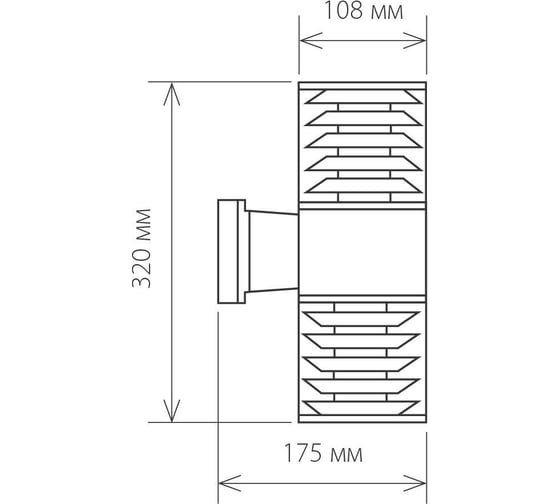 Садово-парковый светильник Elektrostandard 1407 TECHNO черный a032609