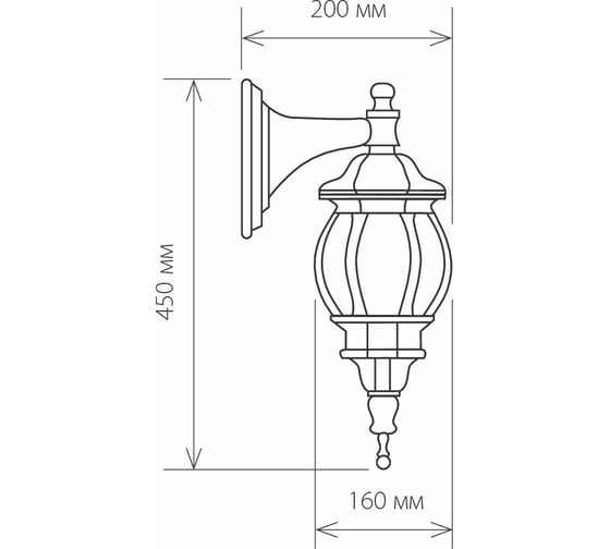 Садово-парковый светильник Elektrostandard 1001D черное золото 9913-G a034317