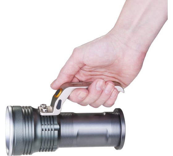 Ручной светодиодный фонарь Elektrostandard FLS12-15,5-7W 300m ChC Темно-серый Agent a029219