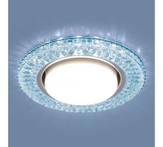 Встраиваемый светильник Elektrostandard 3021 GX53 BL лазурный a037064 1