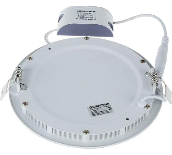 Встраиваемый светильник Elektrostandard точечный свет DLR005 12W 4200K WH белый a035363
