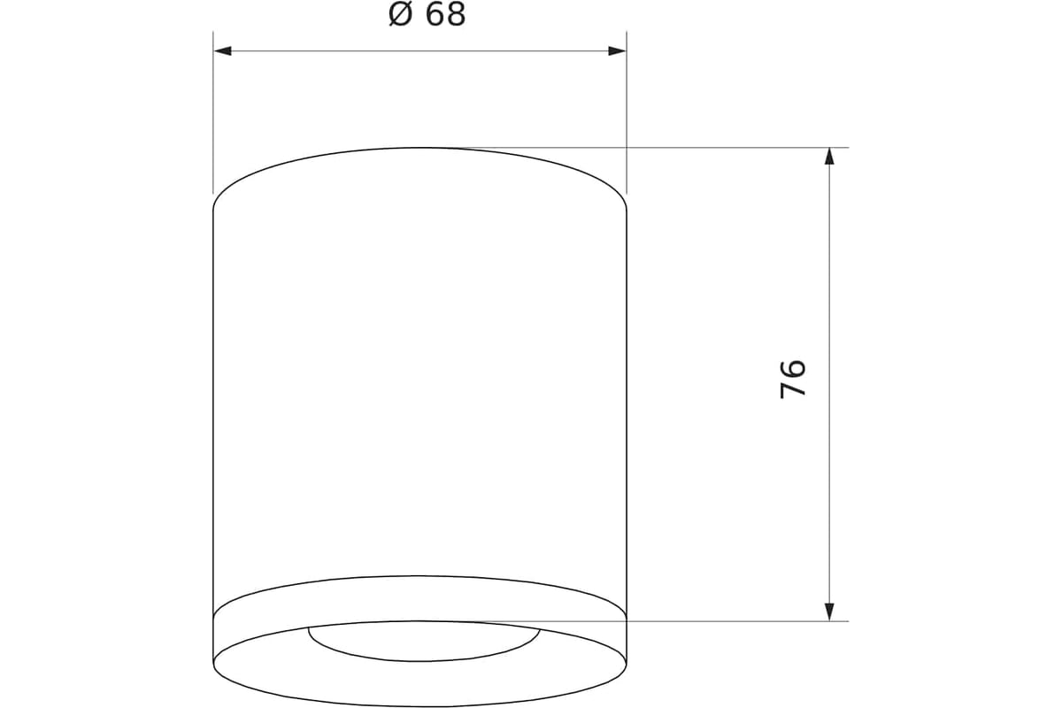 Светодиодный стационарный светильник Elektrostandard DLR024 6W 4200K ...