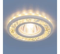 Встраиваемый точечный светильник Elektrostandard 8355 MR16 CL/WH прозрачный/белый a037507