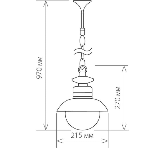 Садово-парковый светильник Elektrostandard GL 3002H Talli H уличный свет, черный a038483