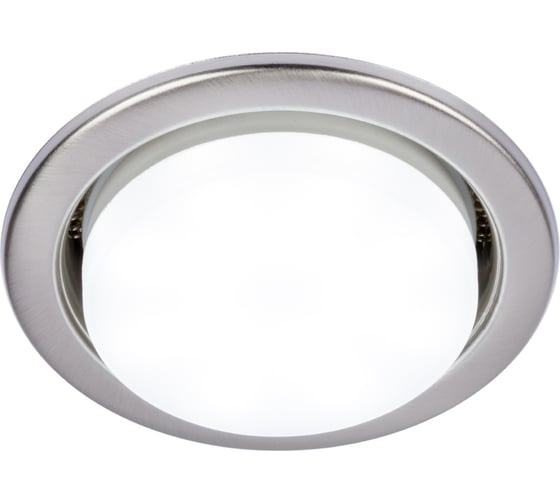 Встраиваемый светильник TDM ELECTRIC св 01-08 gx53 220 в 50 гц, сатин никель, 2 шт/уп, народный SQ0359-0109