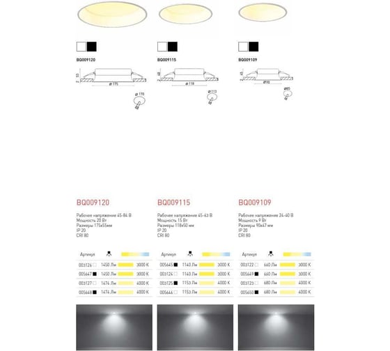 Потолочный светильник DesignLed wl белый, 20вт, 4000 BQ009120-WH-NW