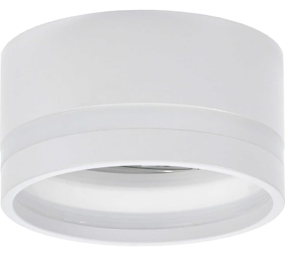 Накладной потолочный светильник IEK Lighting 4032 под лампу gx53 белый LT-UPB0-4032-GX53-1-K01