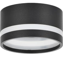 Накладной потолочный светильник IEK Lighting 4032 под лампу gx53 черный LT-UPB0-4032-GX53-1-K02