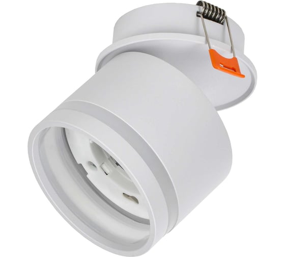 Встраиваемый поворотный светильник IEK Lighting 4033 под лампу gx53 белый LT-UVB0-4033-GX53-1-K01