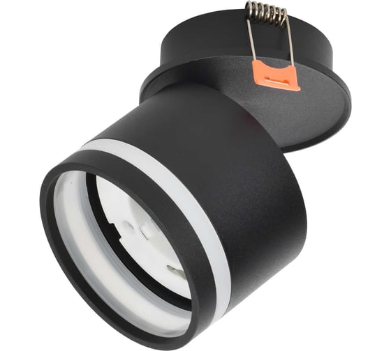 Встраиваемый поворотный светильник IEK Lighting 4033 под лампу gx53 черный LT-UVB0-4033-GX53-1-K02
