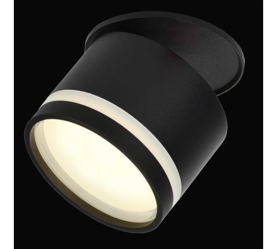 Встраиваемый поворотный светильник IEK Lighting 4033 под лампу gx53 черный LT-UVB0-4033-GX53-1-K02