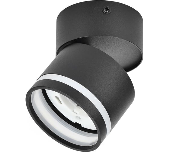 Настенно-потолочный светильник IEK Lighting 4034 под лампу gx53 черный LT-USB0-4034-GX53-1-K02
