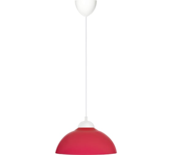 Светильник TDM ELECTRIC НСБ 1122/1 "home mini" 15 Вт, Е27, красный, шнур белый SQ0313-0033