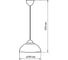 Светильник TDM ELECTRIC НСБ 1122/1 "home mini" 15 Вт, Е27, зеленый, шнур белый SQ0313-0034 3