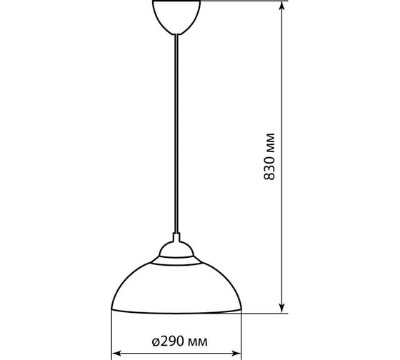 Светильник TDM ELECTRIC НСБ 1122/1 "home mini" 15 Вт, Е27, синий, шнур белый SQ0313-0035
